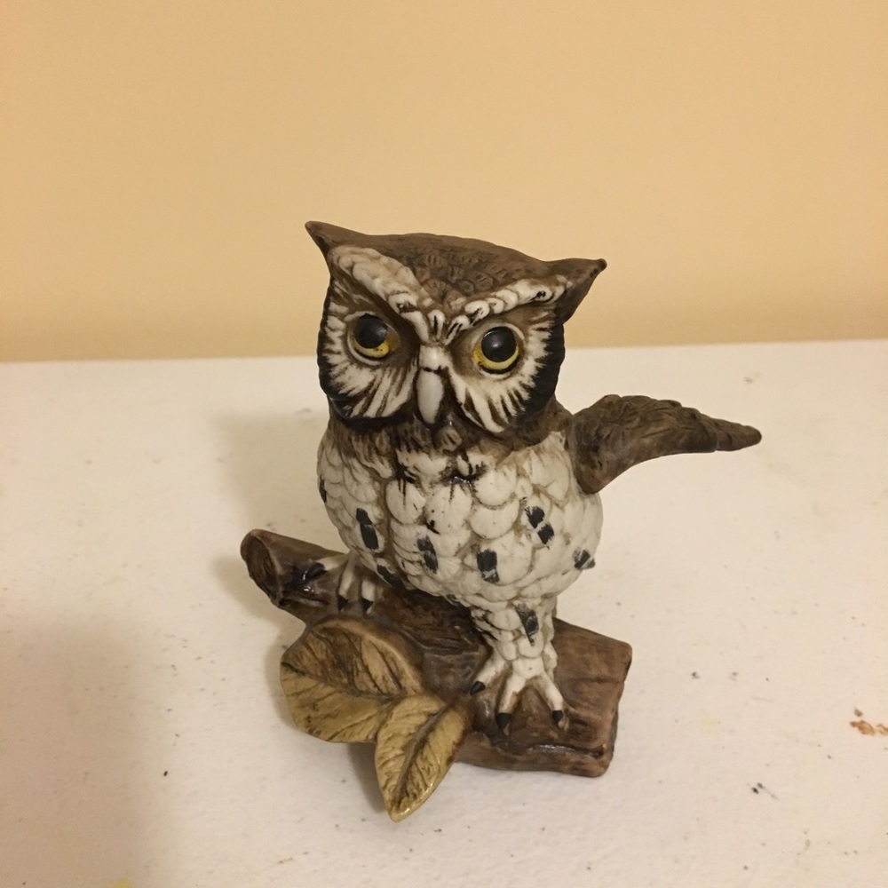 Homco owl figurine